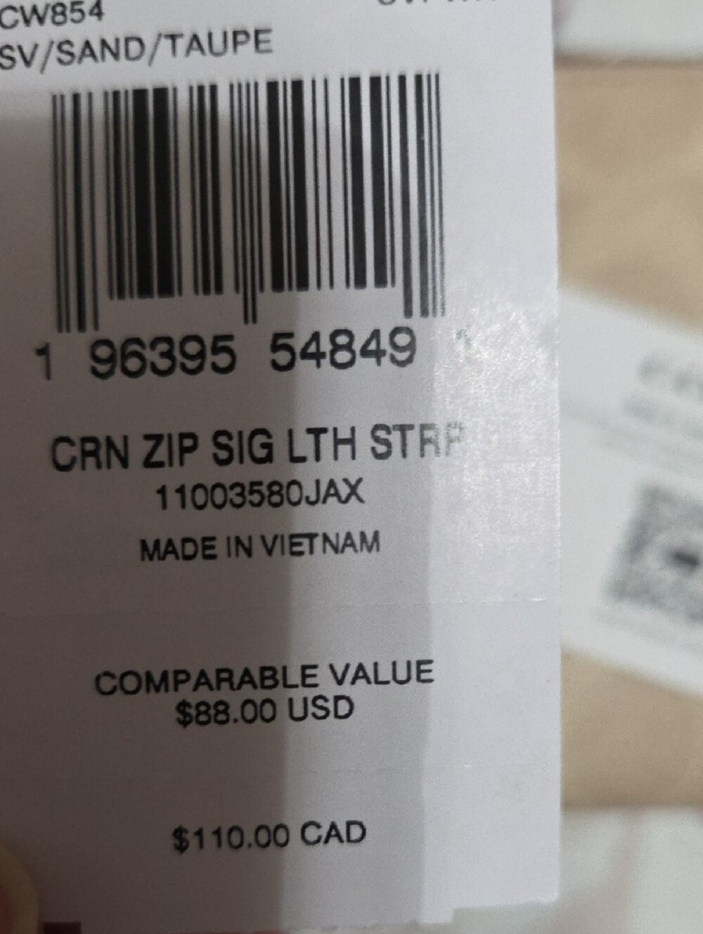 NWT Coach Beige/Tan Signature Wristlet Clutch - Picture 9 of 11
